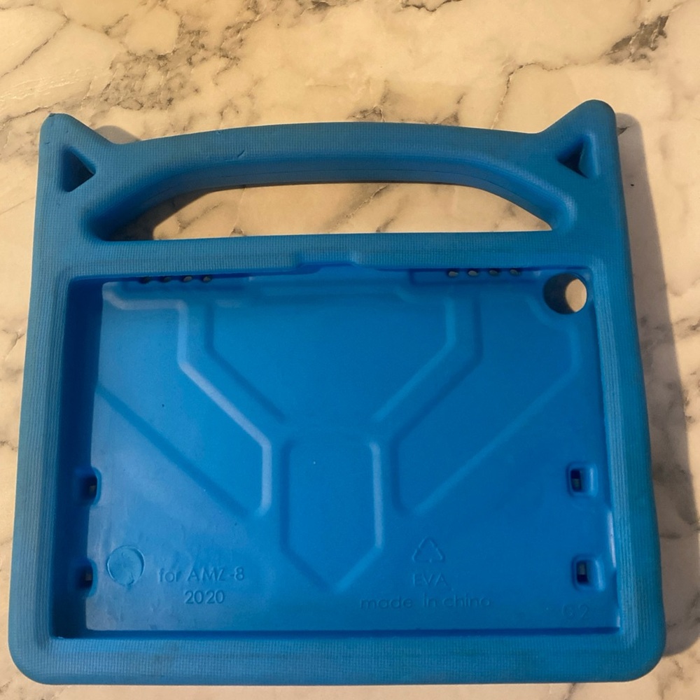 Amazon Fire Tablet Kids Cover HD 8 Blue with Cat Ears